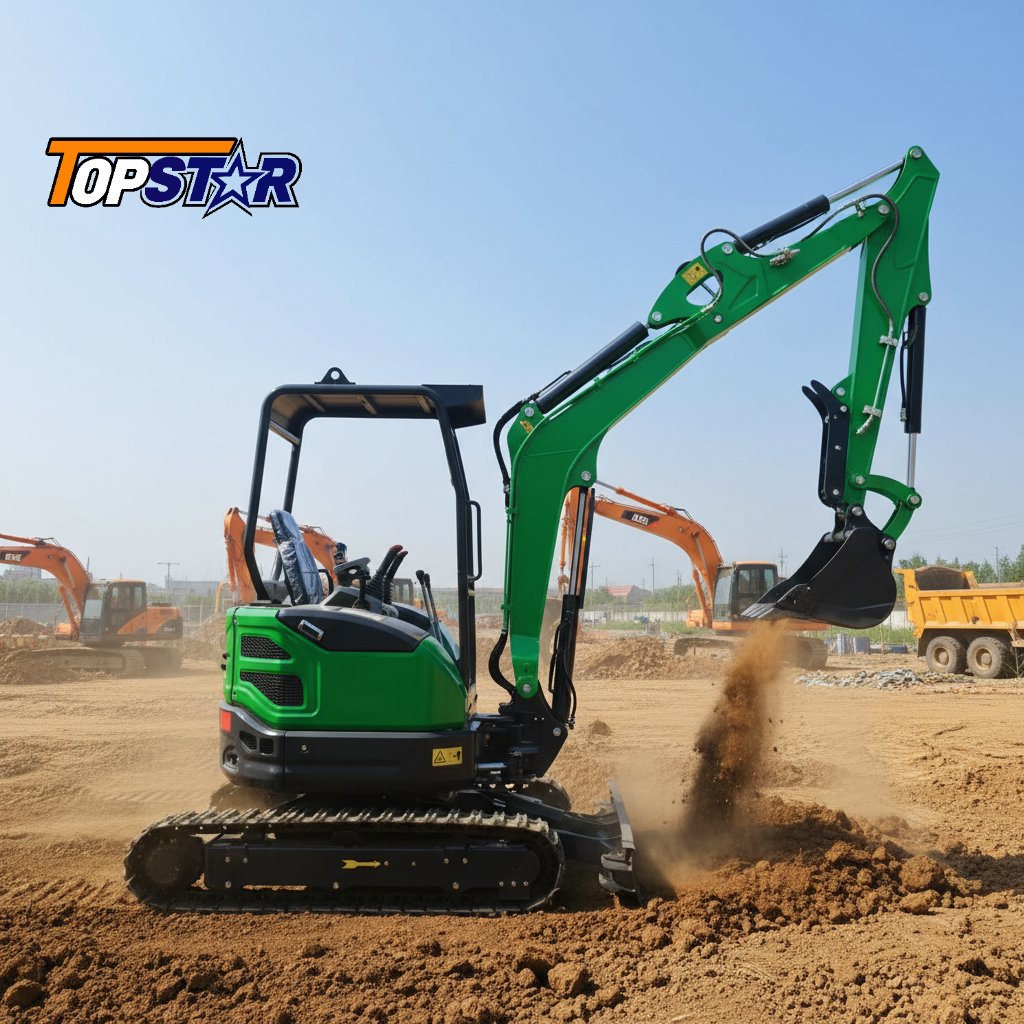 Urban Farming Usa - Multifunctional Mini Excavator 1 Ton Lightweight